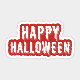 Happy Halloween Shirt Sticker